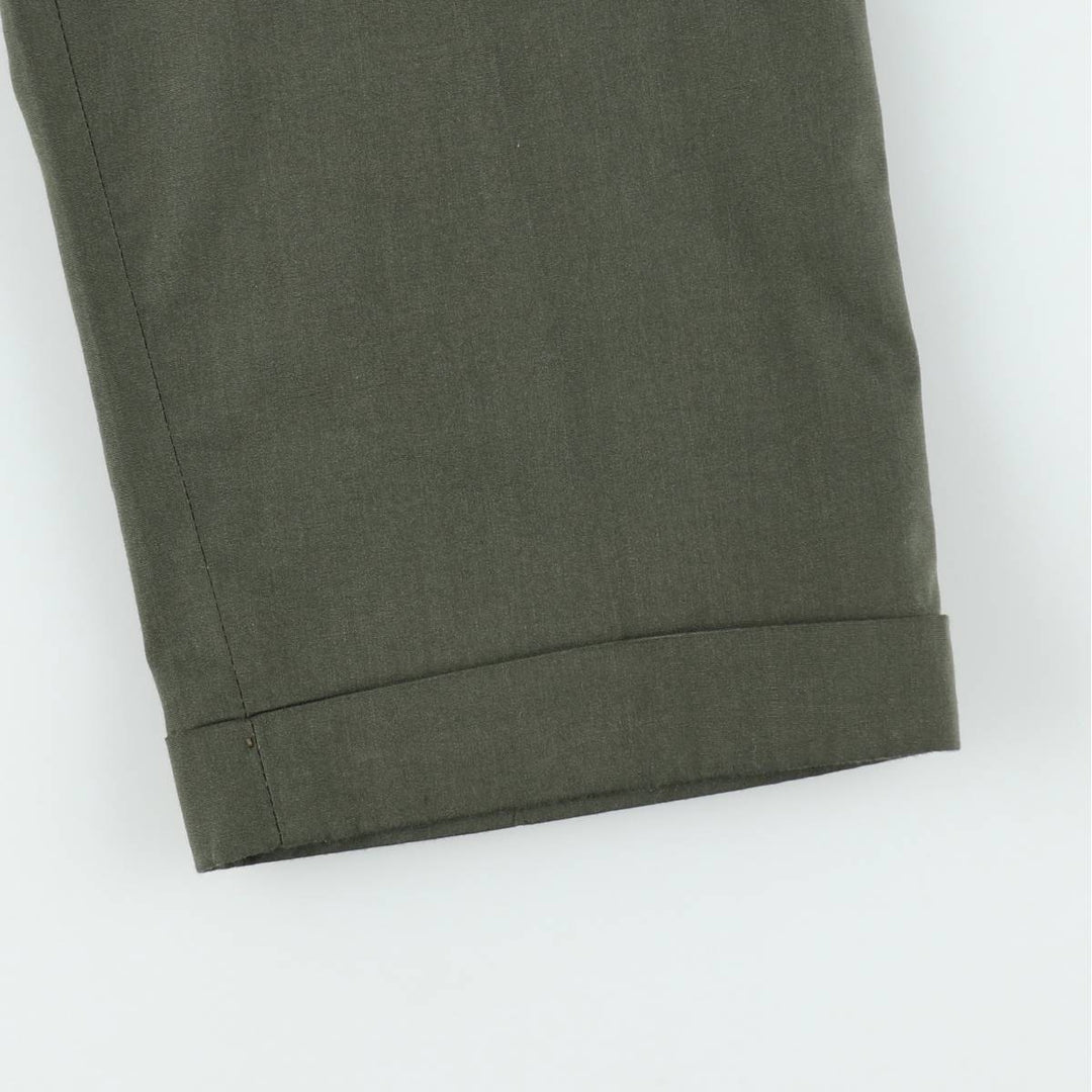 1970'S JCPenney BIG MAC Work Pants, Men's W35 (approx.), Vintage polyester Khaki type Vintage Second Hand