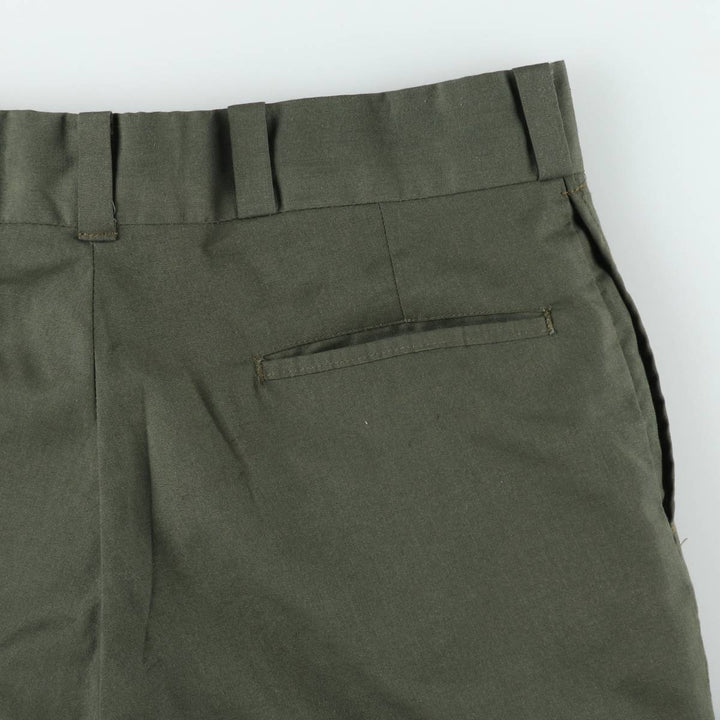 1970'S JCPenney BIG MAC Work Pants, Men's W35 (approx.), Vintage polyester Khaki type Vintage Second Hand