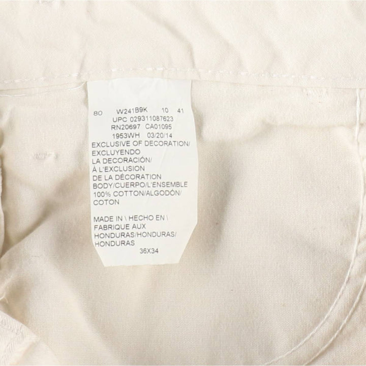 Dickies Painter Pants Men's Size W36 cotton white type Vintage Second Hand