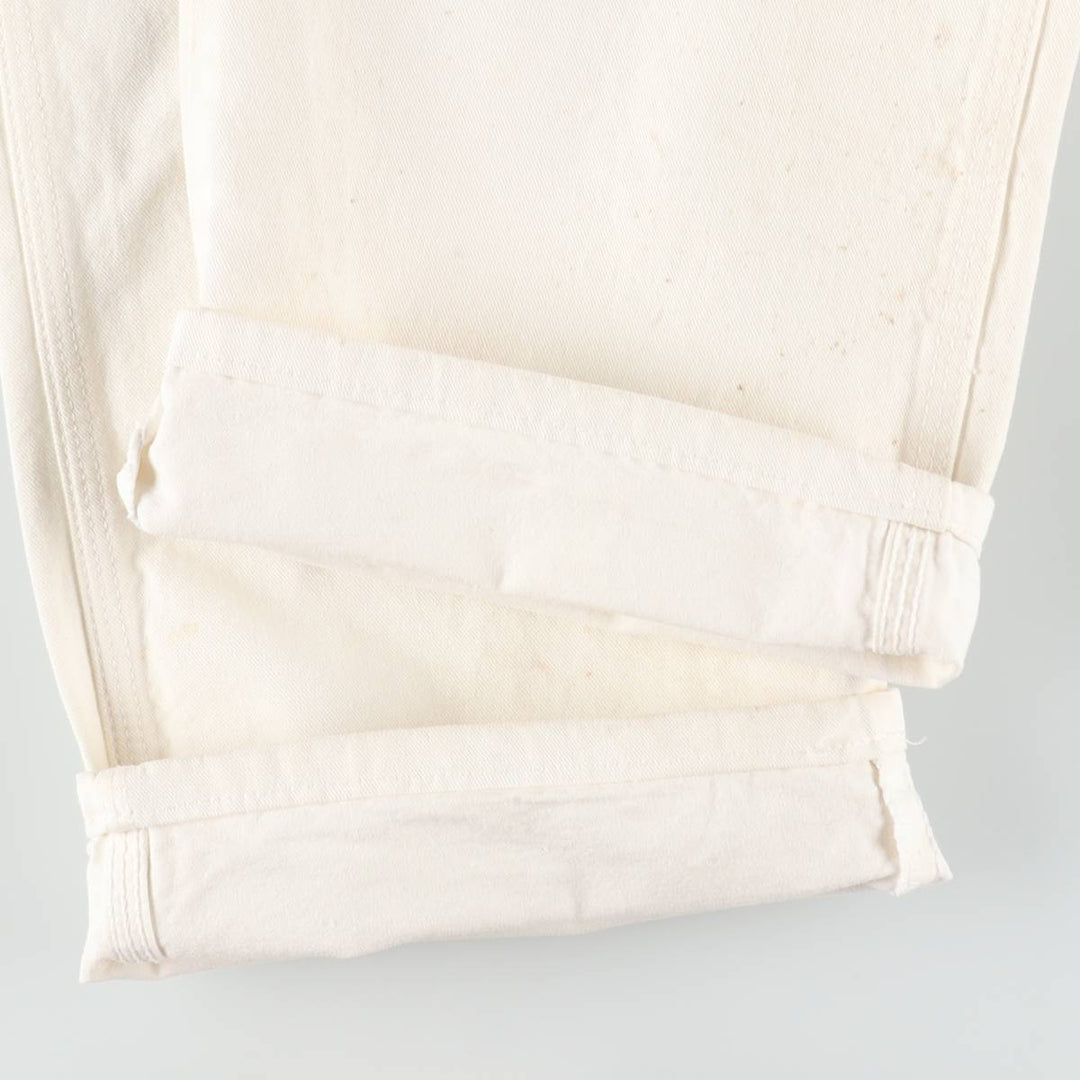 Dickies Painter Pants Men's Size W36 cotton white type Vintage Second Hand