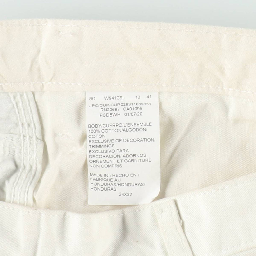 Dickies Dunn-Edwards Painter Pants, Men's W35 (approx.) cotton white type Vintage Second Hand