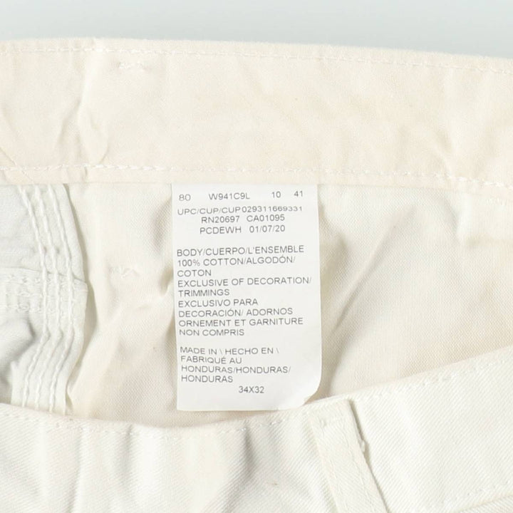 Dickies Dunn-Edwards Painter Pants, Men's W35 (approx.) cotton white type Vintage Second Hand