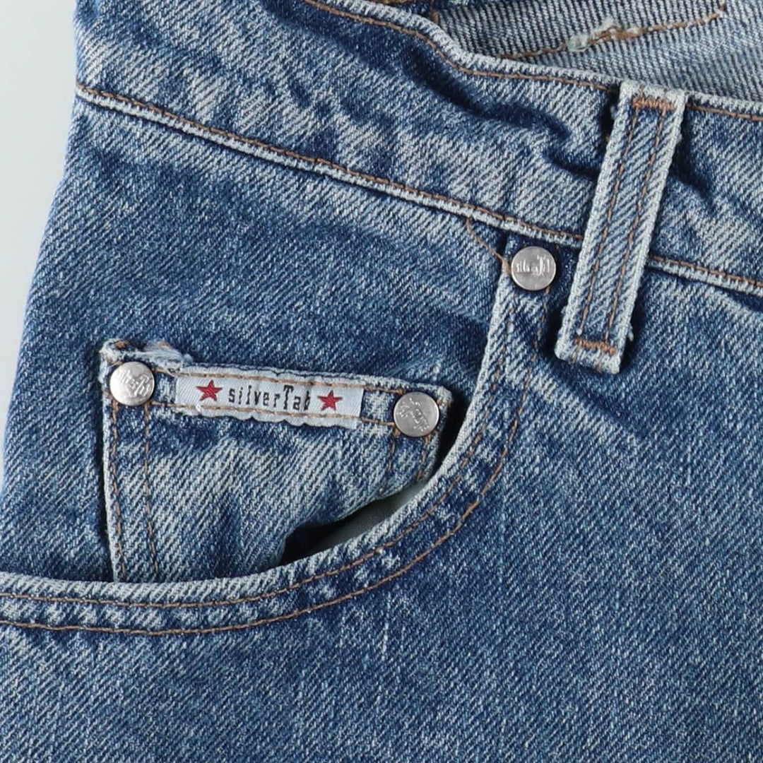 1990'S Levi's Silver Tab Lean Tapered Denim Pants, Made in USA, Men's Size W29 (approx.), Vintage cotton blue type Vintage Second Hand