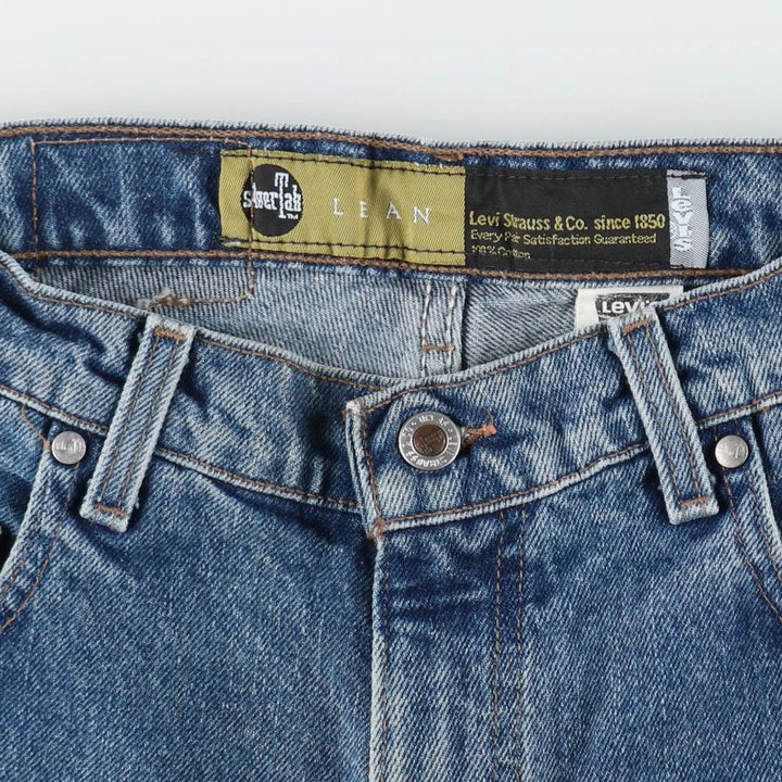 1990'S Levi's Silver Tab Lean Tapered Denim Pants, Made in USA, Men's Size W29 (approx.), Vintage cotton blue type Vintage Second Hand
