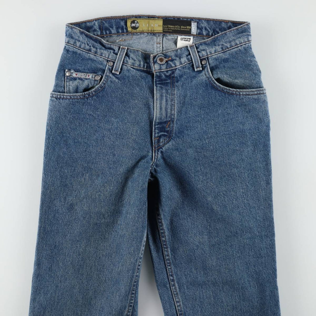 1990'S Levi's Silver Tab Lean Tapered Denim Pants, Made in USA, Men's Size W29 (approx.), Vintage cotton blue type Vintage Second Hand