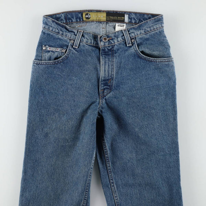 1990'S Levi's Silver Tab Lean Tapered Denim Pants, Made in USA, Men's Size W29 (approx.), Vintage cotton blue type Vintage Second Hand