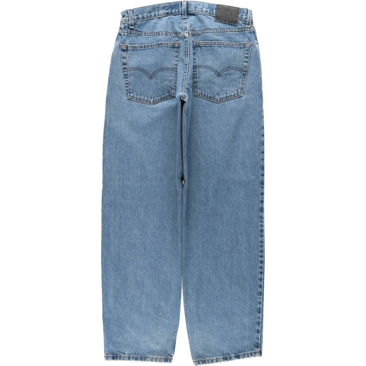 90'S Levi's Silver Tab Baggy Tapered Denim Pants, Made in USA, Men's Size W32, Vintage cotton blue type Vintage Second Hand
