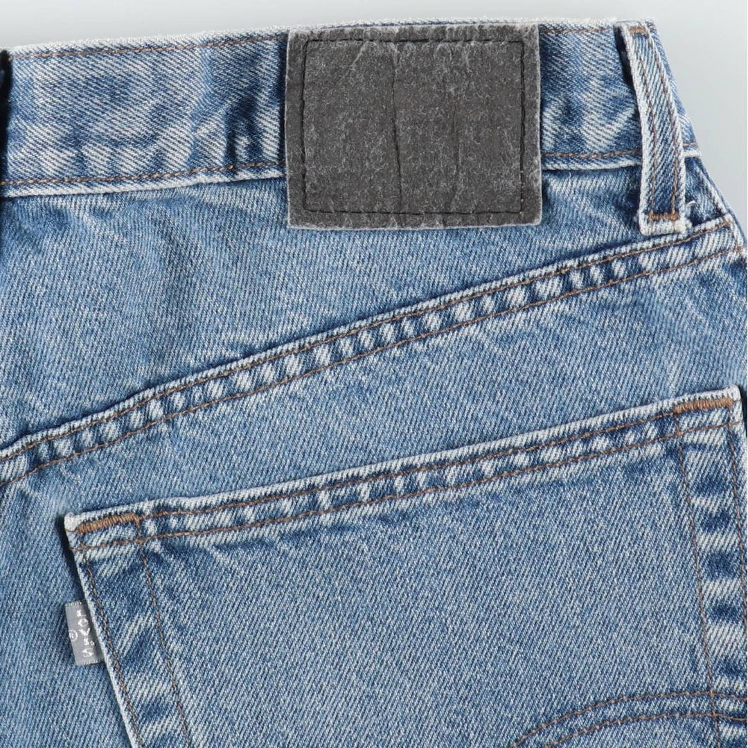 90'S Levi's Silver Tab Baggy Tapered Denim Pants, Made in USA, Men's Size W32, Vintage cotton blue type Vintage Second Hand
