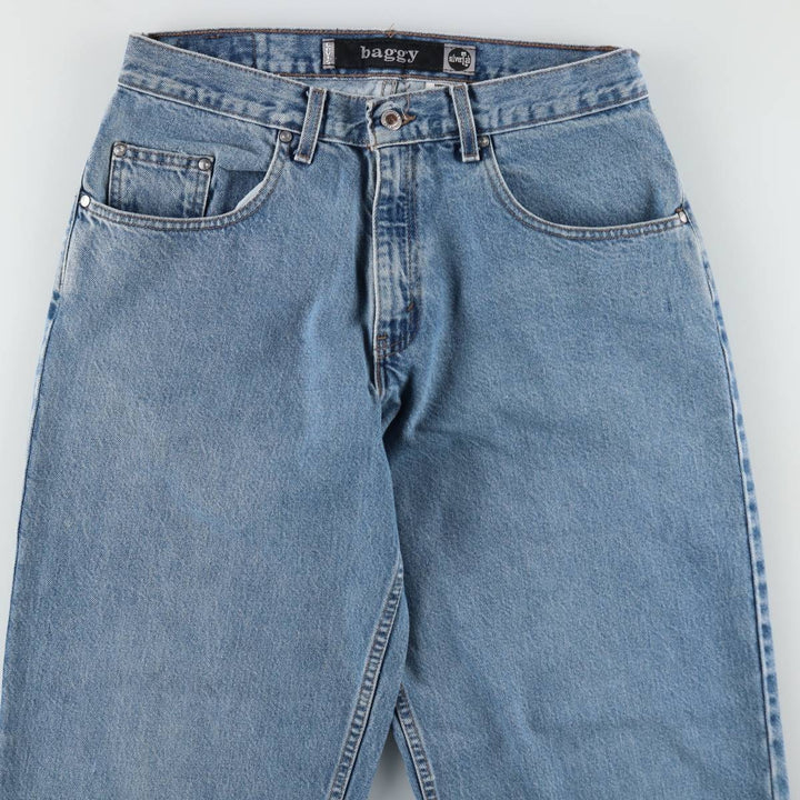 90'S Levi's Silver Tab Baggy Tapered Denim Pants, Made in USA, Men's Size W32, Vintage cotton blue type Vintage Second Hand
