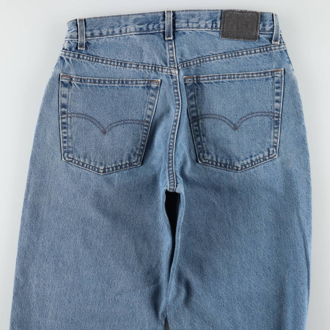 90'S Levi's Silver Tab Baggy Tapered Denim Pants, Made in USA, Men's Size W32, Vintage cotton blue type Vintage Second Hand
