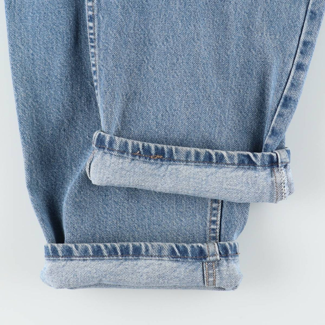 90'S Levi's Silver Tab Baggy Tapered Denim Pants, Made in USA, Men's Size W32, Vintage cotton blue type Vintage Second Hand