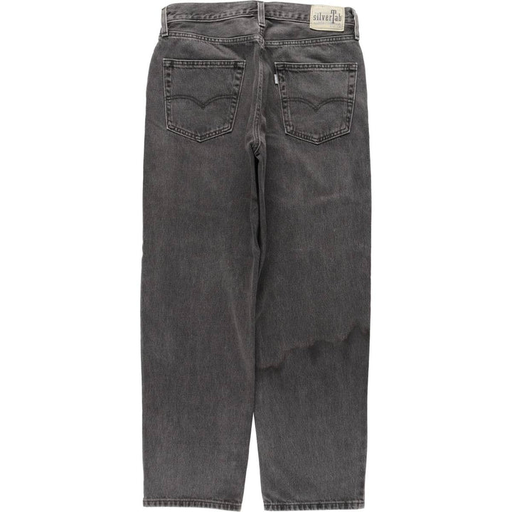 Levi's SILVER TAB LOOSE Tapered Denim Pants, Men's Size W31 cotton gray type Vintage Second Hand