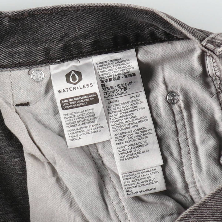 Levi's SILVER TAB LOOSE Tapered Denim Pants, Men's Size W31 cotton gray type Vintage Second Hand