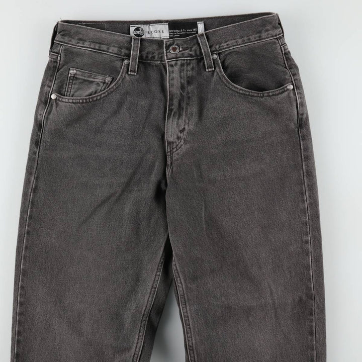 Levi's SILVER TAB LOOSE Tapered Denim Pants, Men's Size W31 cotton gray type Vintage Second Hand