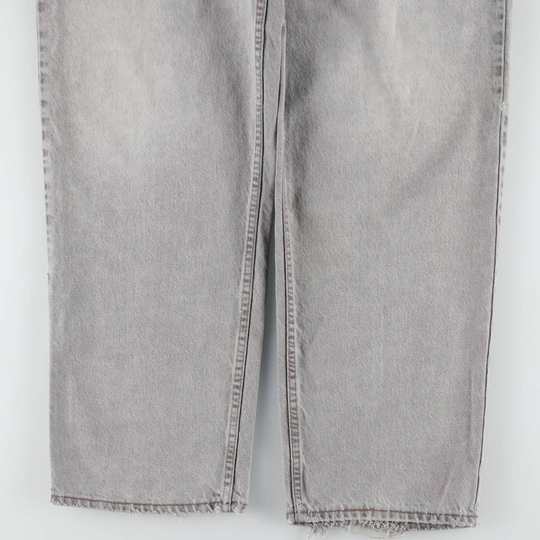 90'S Levi's Silver Tab Loose Tapered Denim Pants, Made in USA, Men's, Size W37, Vintage cotton gray type Vintage Second Hand