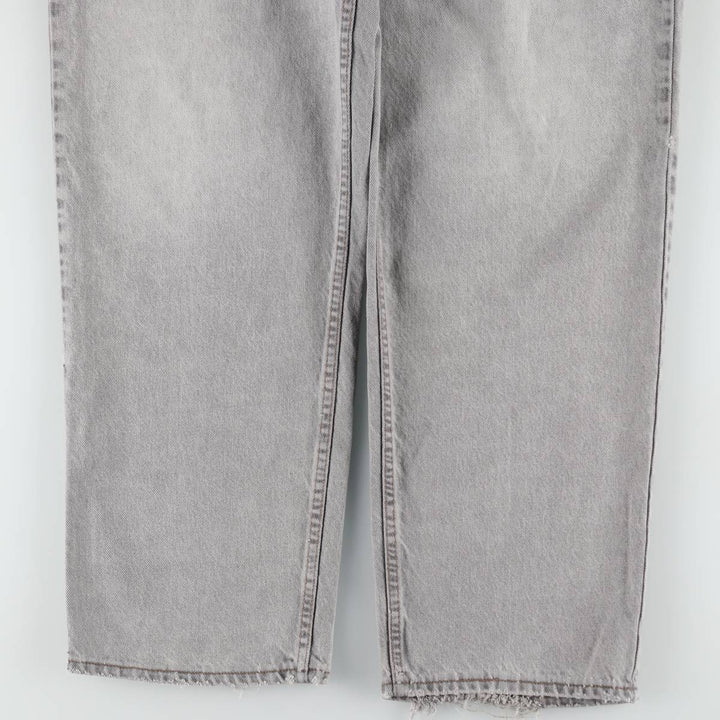 90'S Levi's Silver Tab Loose Tapered Denim Pants, Made in USA, Men's, Size W37, Vintage cotton gray type Vintage Second Hand
