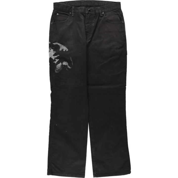 Dickies Duck Painter Pants Men's W34 equivalent cotton black type Vintage Second Hand