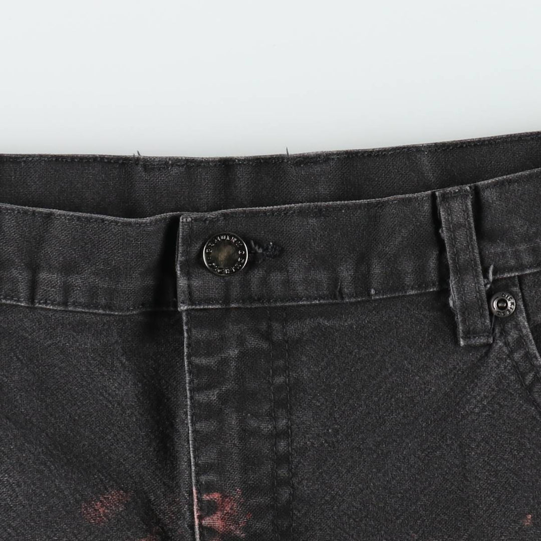 Dickies Duck Painter Pants Men's W36 cotton black type Vintage Second Hand