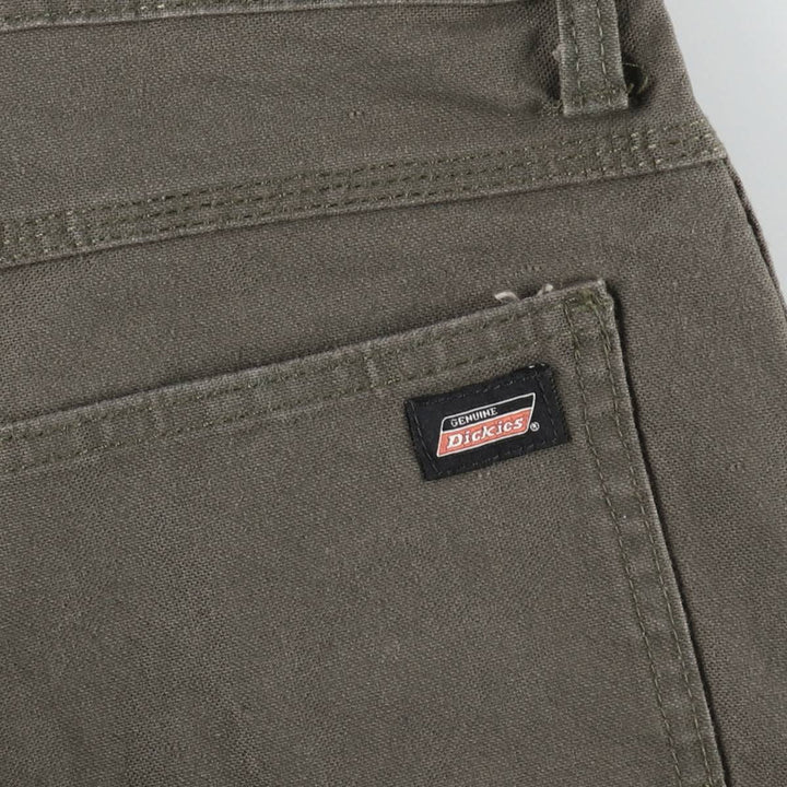 Dickies Duck Painter Pants, Men's W40 (approx.) cotton Khaki type Vintage Second Hand
