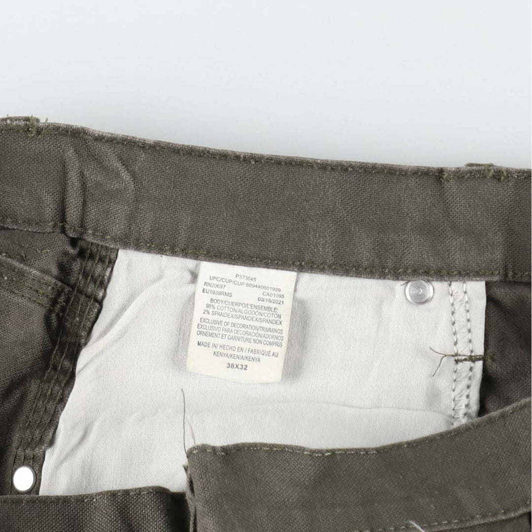 Dickies Duck Painter Pants, Men's W40 (approx.) cotton Khaki type Vintage Second Hand