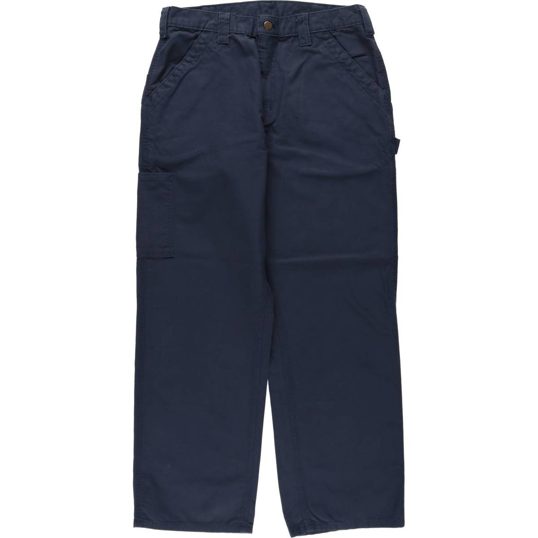 Carhartt Original Dungaree Fit Duck Painter Pants, Men's, Size 34 cotton navy blue type Vintage Second Hand