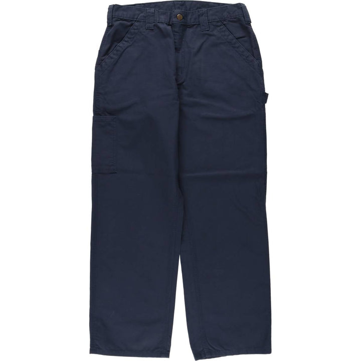 Carhartt Original Dungaree Fit Duck Painter Pants, Men's, Size 34 cotton navy blue type Vintage Second Hand