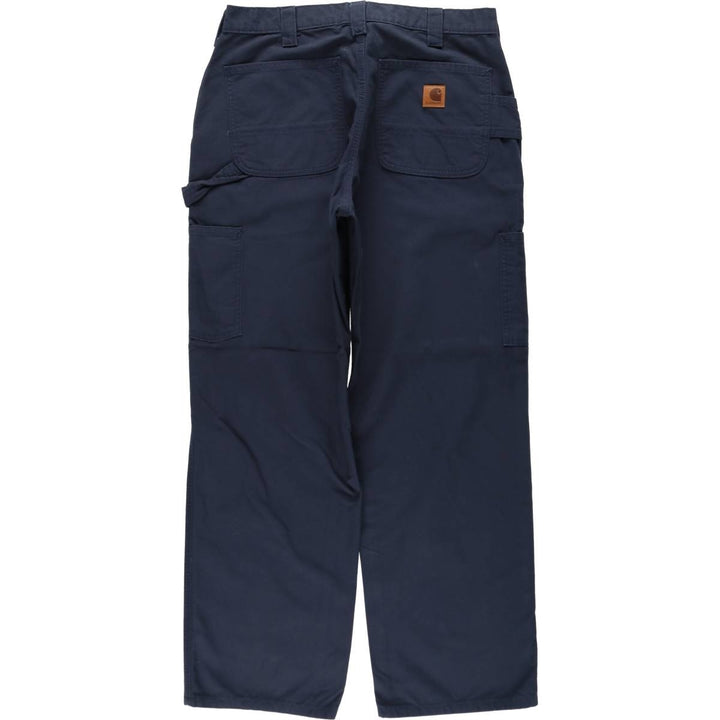 Carhartt Original Dungaree Fit Duck Painter Pants, Men's, Size 34 cotton navy blue type Vintage Second Hand