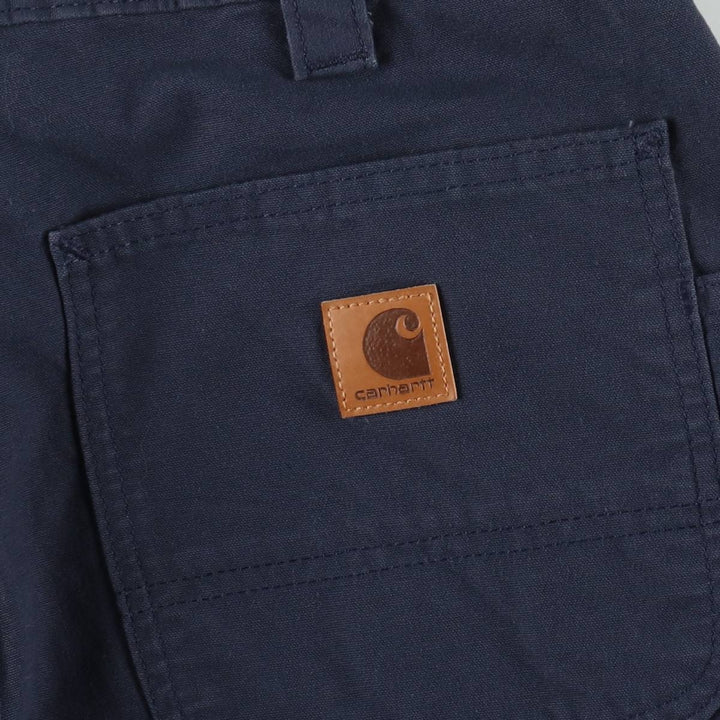Carhartt Original Dungaree Fit Duck Painter Pants, Men's, Size 34 cotton navy blue type Vintage Second Hand