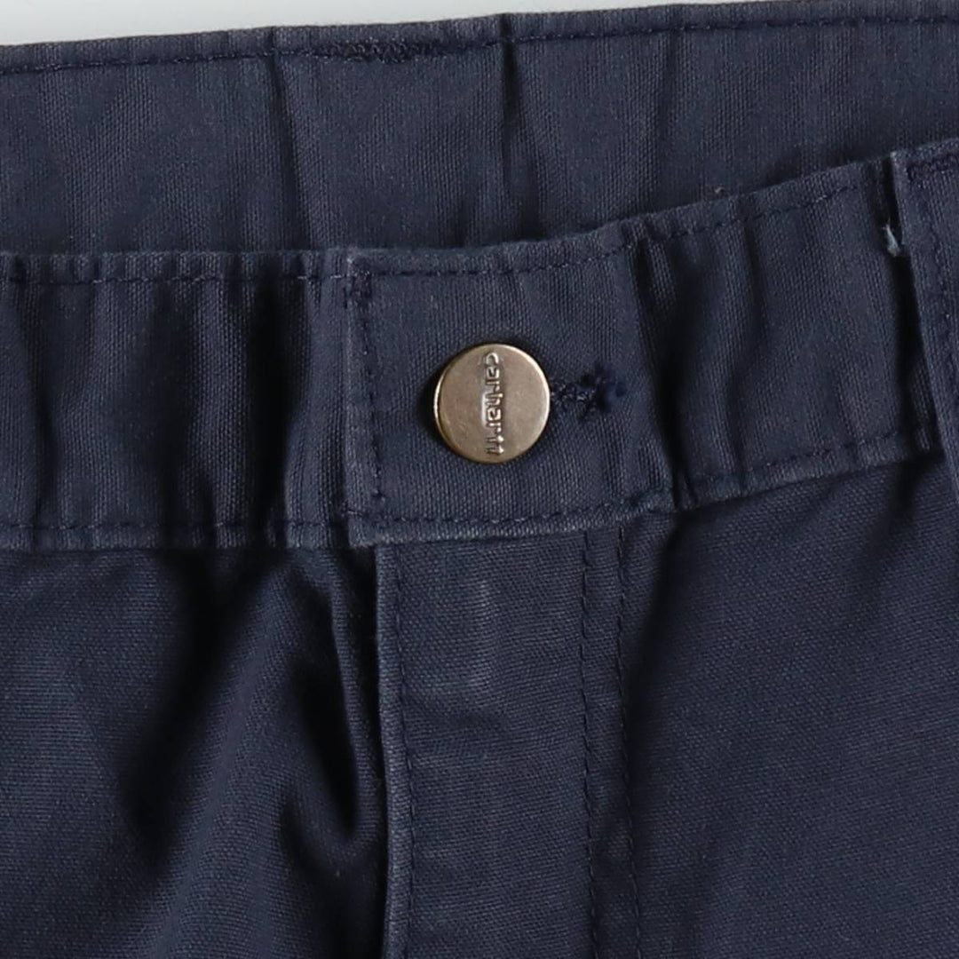 Carhartt Original Dungaree Fit Duck Painter Pants, Men's, Size 34 cotton navy blue type Vintage Second Hand