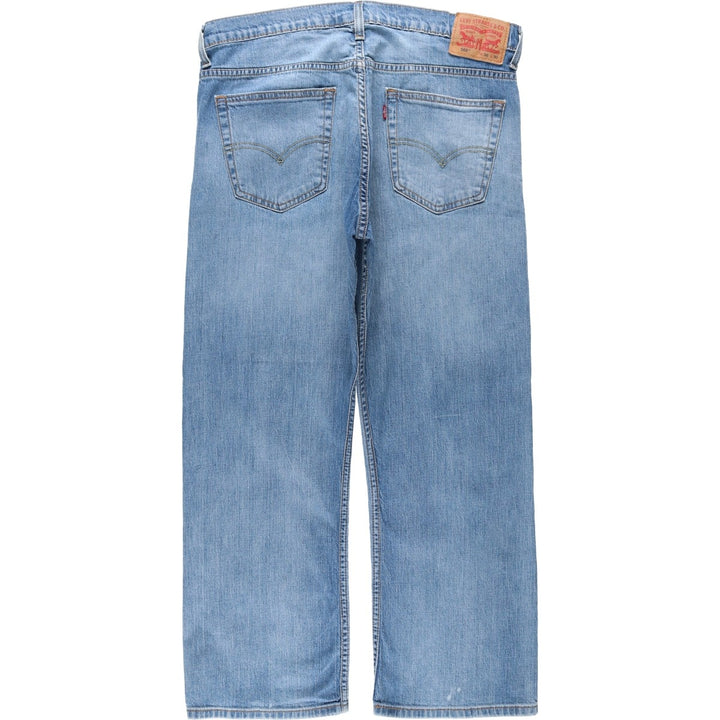 Levi's 569 straight denim pants for men, size W37 cotton blue type Vintage Second Hand