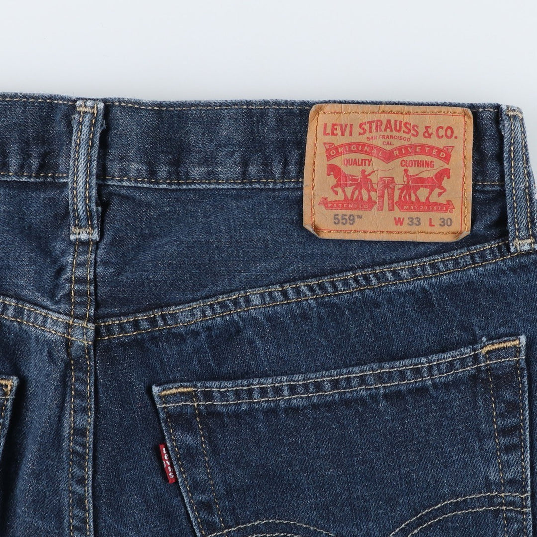 Levi's 559 Tapered Denim Pants, Men's Size W34 (approx.) cotton blue type Vintage Second Hand