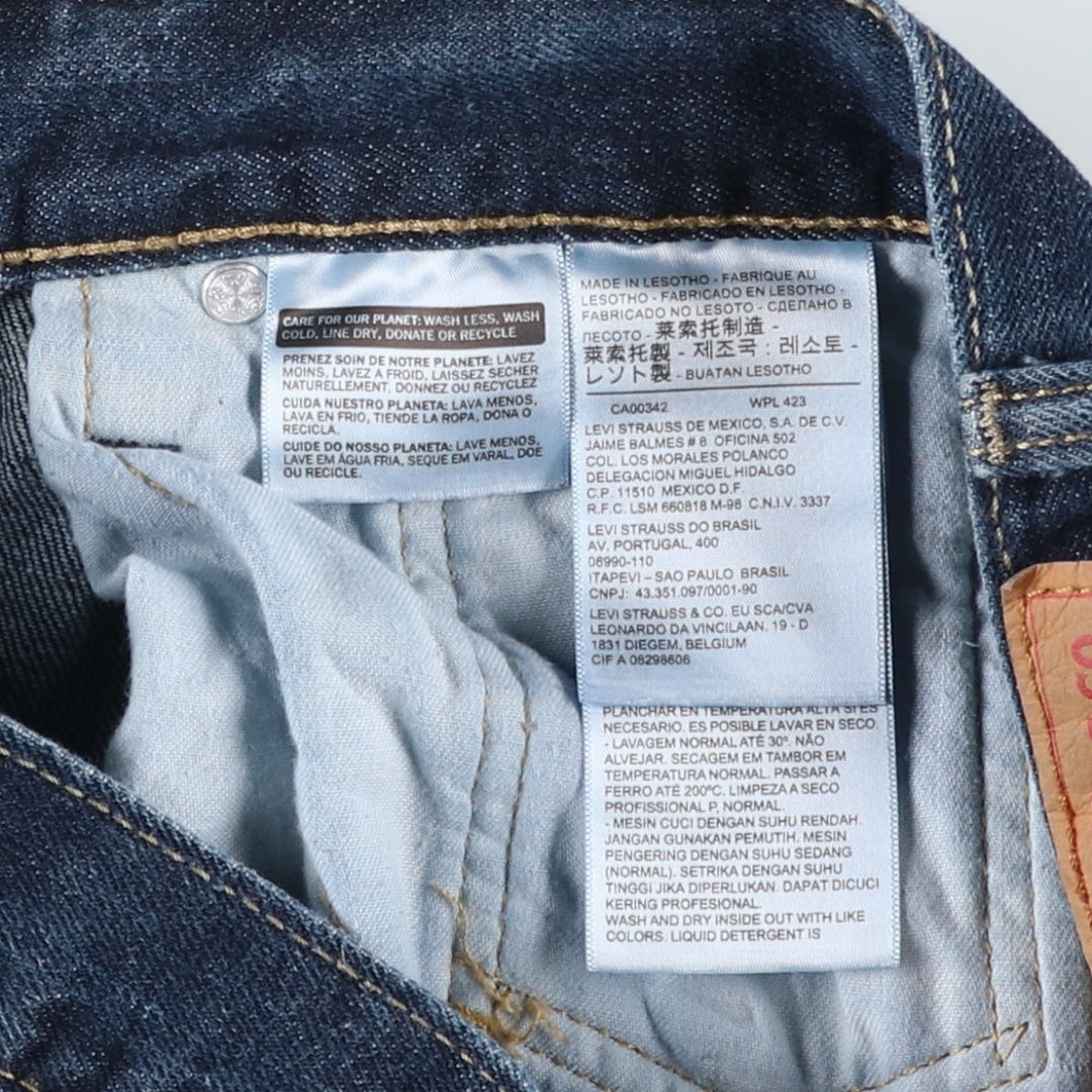 Levi's 559 Tapered Denim Pants, Men's Size W34 (approx.) cotton blue type Vintage Second Hand