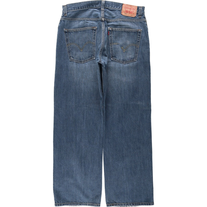 Levi's 569 LOOSE STRAIGHT straight denim pants for men, equivalent to w35 cotton blue type Vintage Second Hand