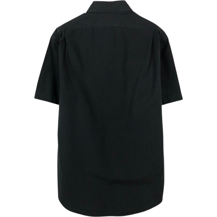 Ralph Lauren POLO by Ralph Lauren short sleeve cotton shirt, men's size M cotton black type Vintage Second Hand