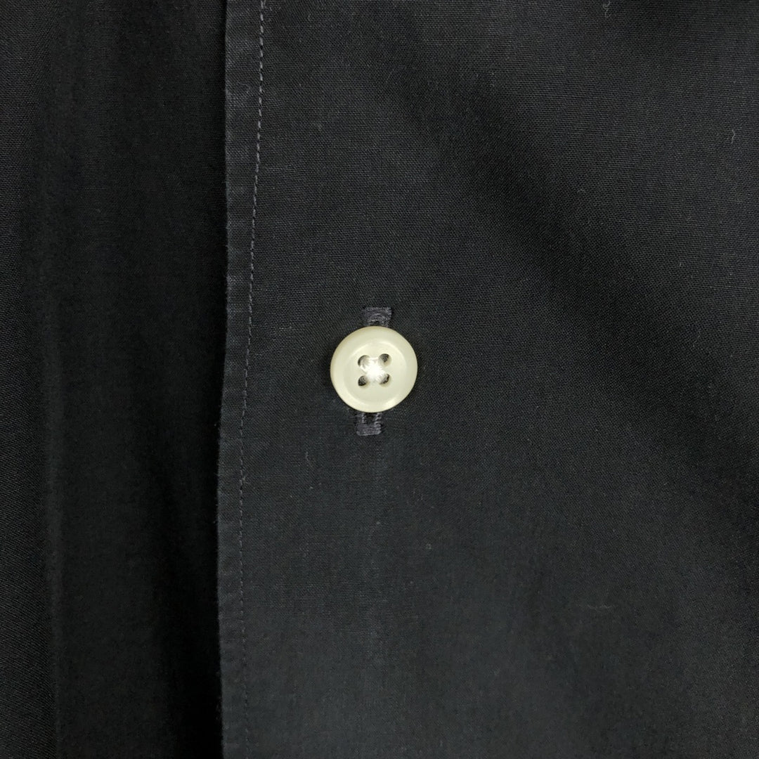 Ralph Lauren POLO by Ralph Lauren short sleeve cotton shirt, men's size M cotton black type Vintage Second Hand