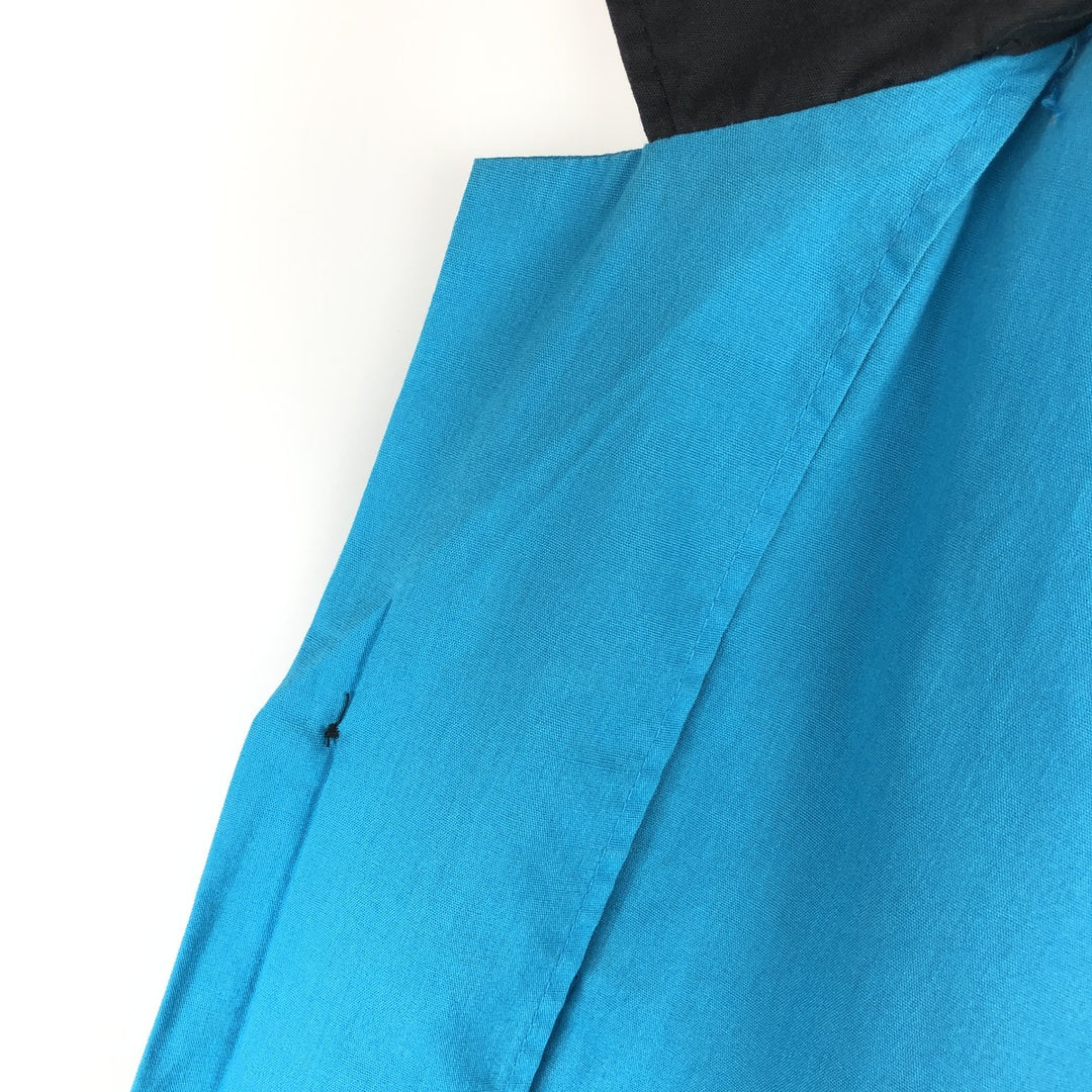 90'S Hilton Open Collar Short Sleeve Bowling Shirt, Boxy Shirt, Made in USA, Men's XL (approx.), Vintage cotton turquoise blue Vintage Second Hand