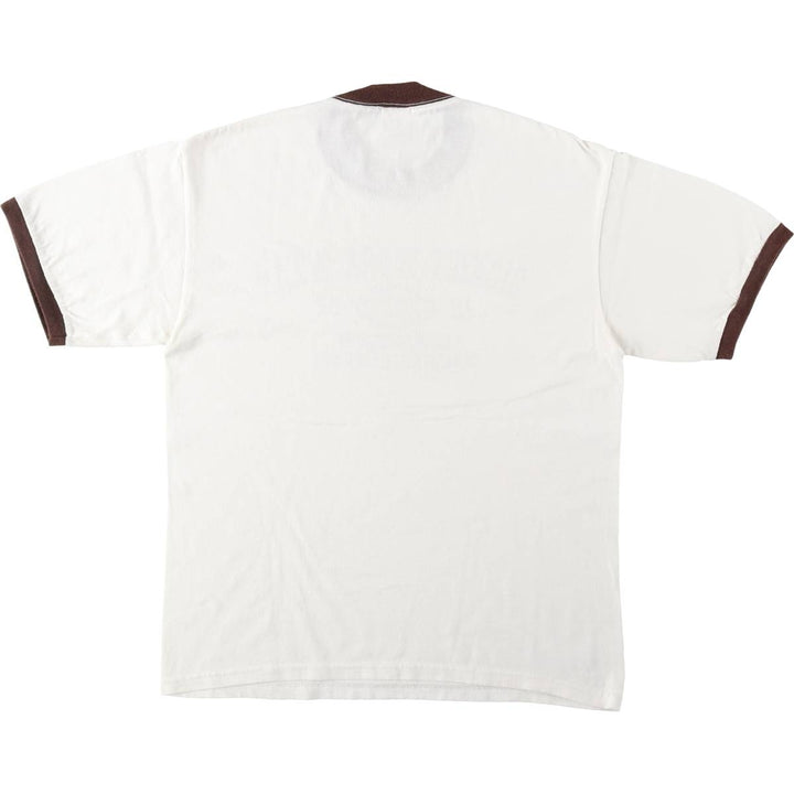 Dickies Ringer T-shirt, Men's Size M cotton white type Vintage Second Hand