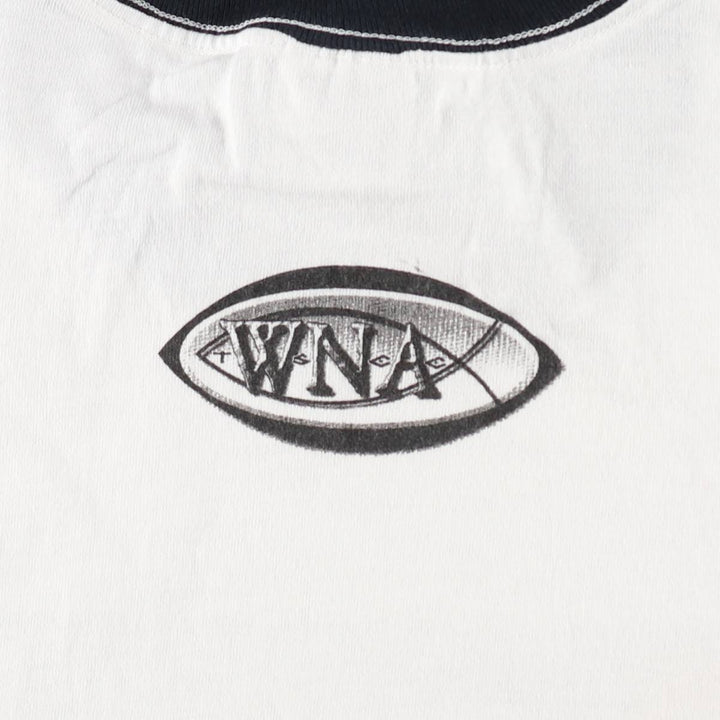 90'S Anvil Ringer T-shirt, Made in USA, Men's XL, Vintage cotton white type Vintage Second Hand