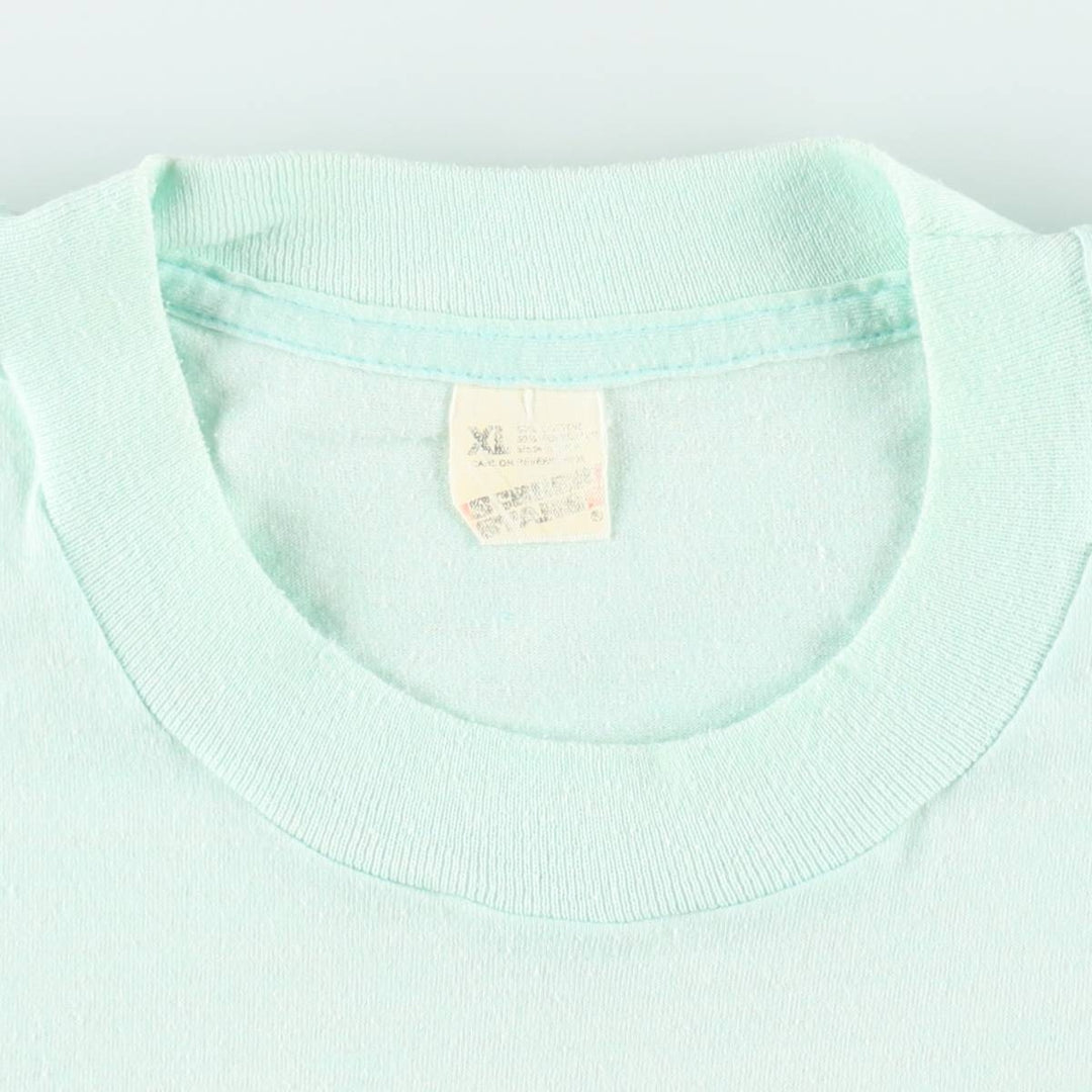 80'S Screen Stars Shepherd Dog Print Animal T-Shirt, Made in USA, Men's XL (approx.) Vintage cotton Mint green Vintage Second Hand