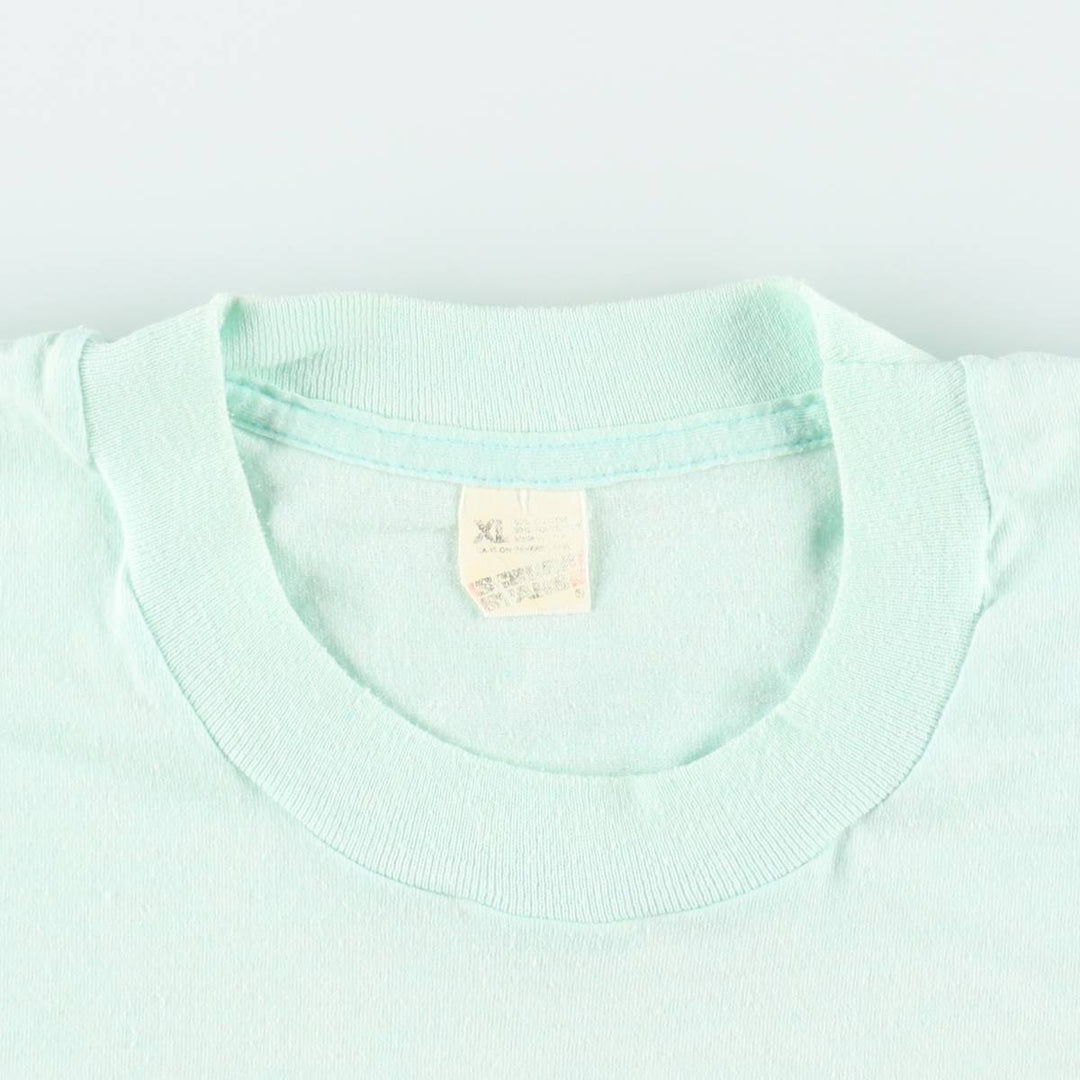 80'S Screen Stars Shepherd Dog Print Animal T-Shirt, Made in USA, Men's XL (approx.) Vintage cotton Mint green Vintage Second Hand