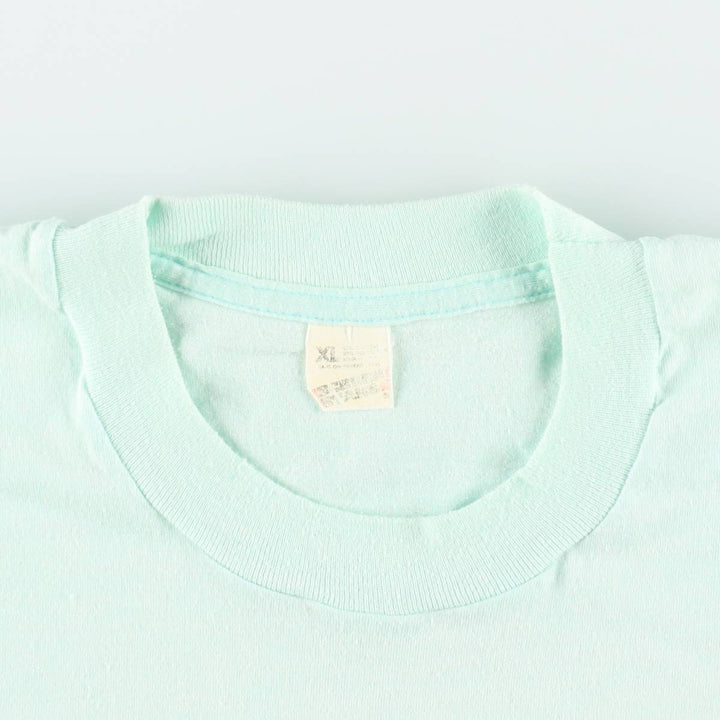 80'S Screen Stars Shepherd Dog Print Animal T-Shirt, Made in USA, Men's XL (approx.) Vintage cotton Mint green Vintage Second Hand