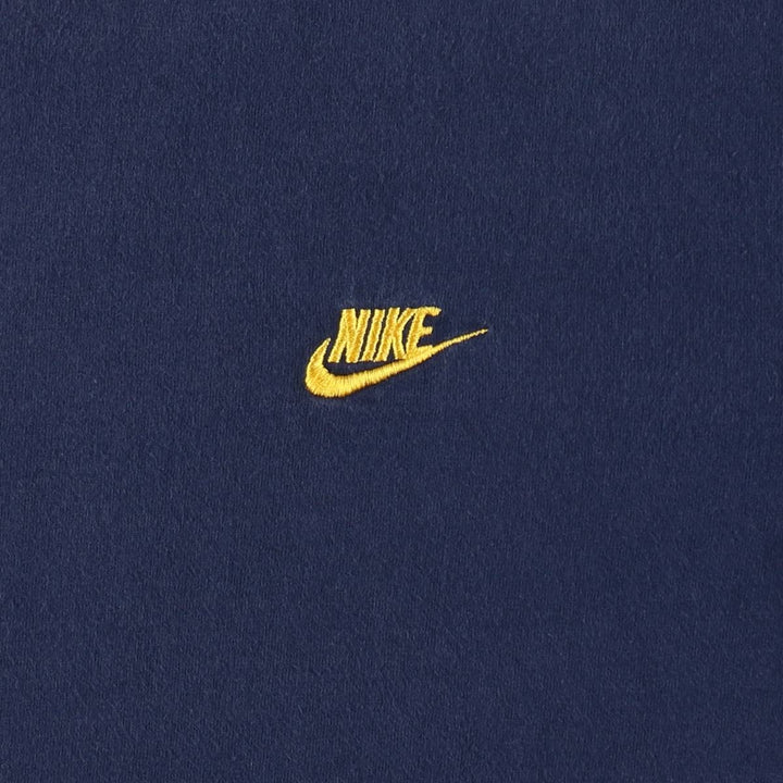 2000'S Nike Ringer T-shirt, Men's Size M (approx.) cotton navy blue type Vintage Second Hand