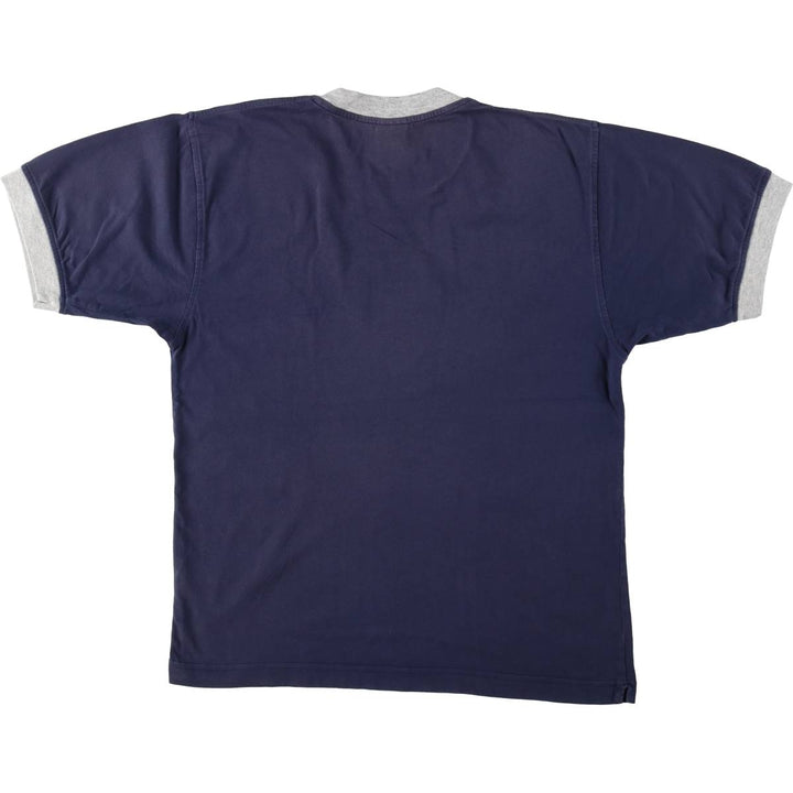90s-00'S Nike Ringer T-shirt, Men's Size S (approx.), Vintage cotton navy blue type Vintage Second Hand