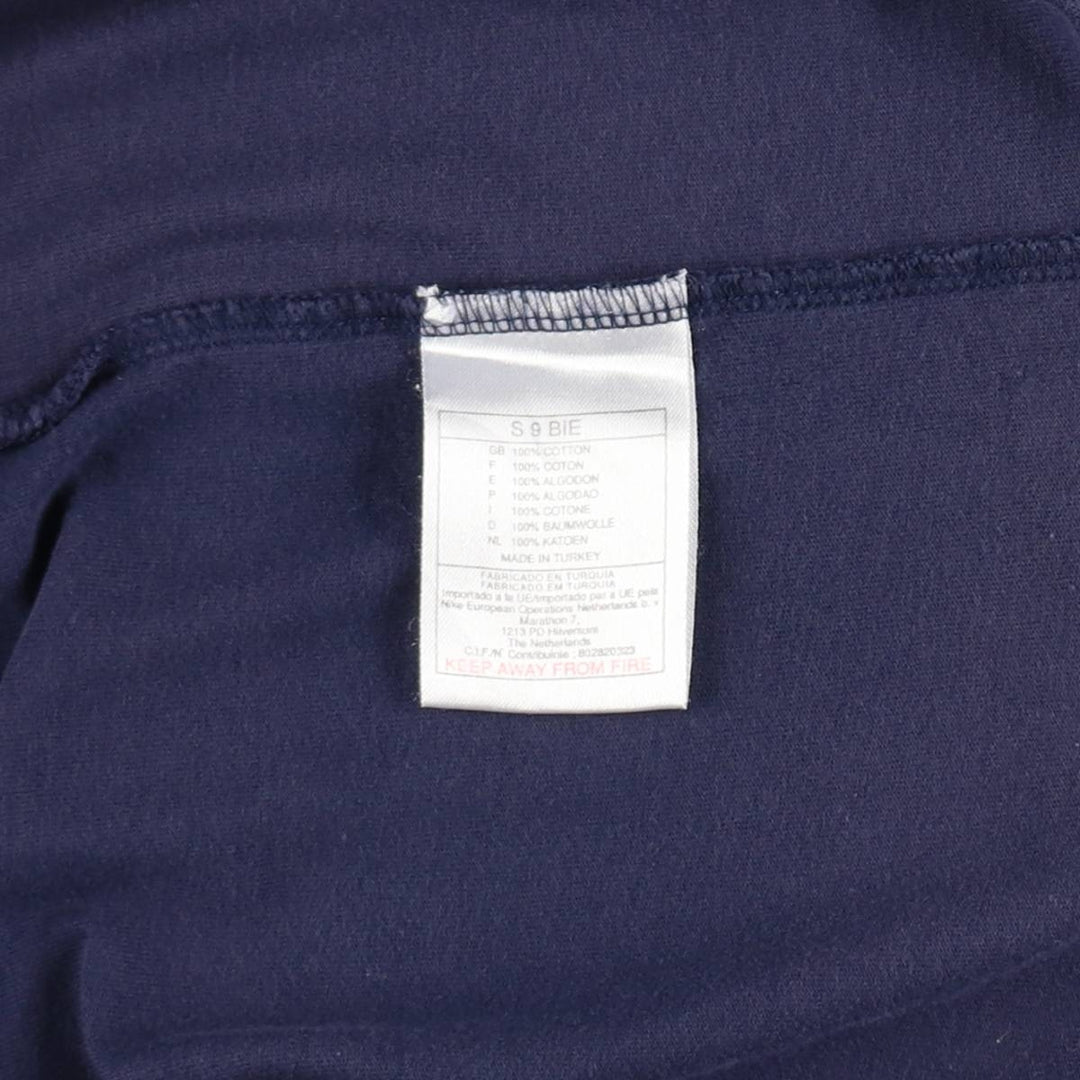 90s-00'S Nike Ringer T-shirt, Men's Size S (approx.), Vintage cotton navy blue type Vintage Second Hand