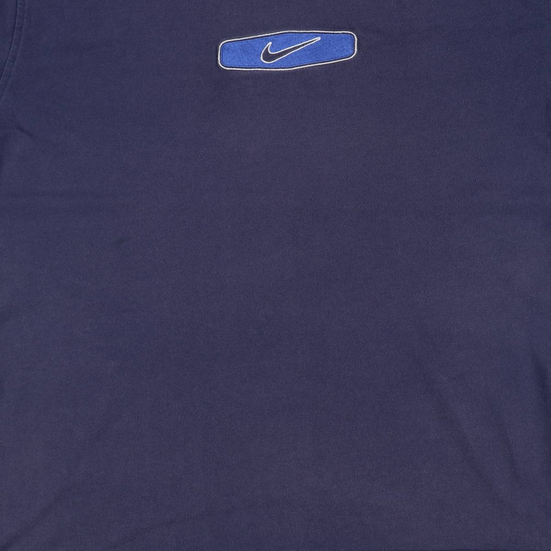90s-00'S Nike Ringer T-shirt, Men's Size S (approx.), Vintage cotton navy blue type Vintage Second Hand