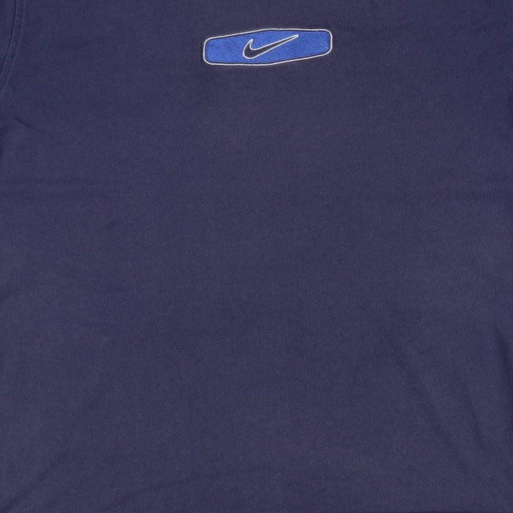 90s-00'S Nike Ringer T-shirt, Men's Size S (approx.), Vintage cotton navy blue type Vintage Second Hand