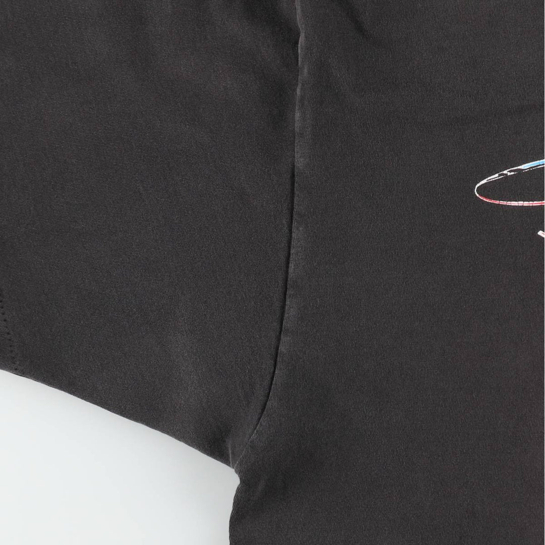 90'S Hanes Heavyweight Motorcycle T-Shirt, Men's XXL equivalent, Vintage cotton black type Vintage Second Hand