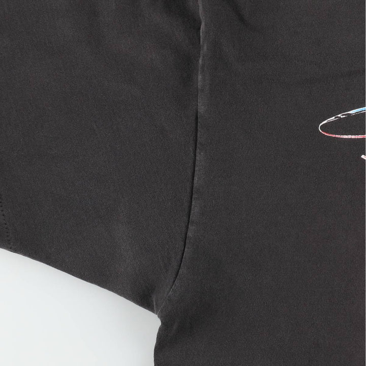 90'S Hanes Heavyweight Motorcycle T-Shirt, Men's XXL equivalent, Vintage cotton black type Vintage Second Hand