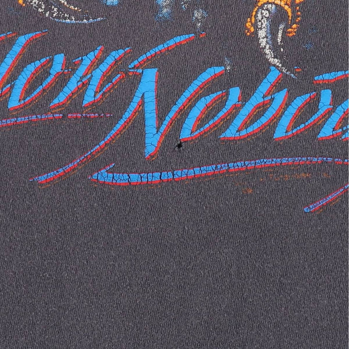 ~90'S Eagle Pattern Motorcycle T-Shirt, Men's Size L (Equivalent), Vintage unclear Charcoal Vintage Second Hand