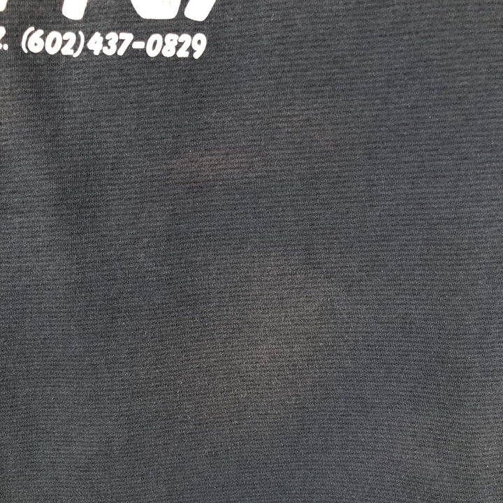 90'S Harley-Davidson Eagle and Stars and Stripes Border Pattern Advertising Motorcycle T-Shirt, Men's Size L (approx.) unclear navy blue type Vintage Second Hand